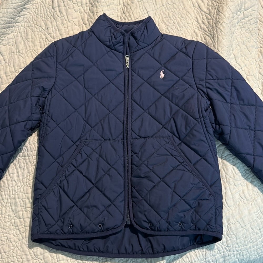 Girls Polo Quilted Jacket